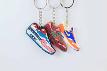 Sleutelhangers - 3 pack Nike Air Max 1 Parra - Rubber - Voorkant