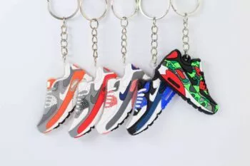 Sleutelhangers - 5 pack Nike Air Max 90 - Rubber - Voorkant