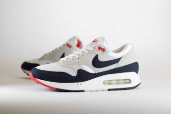 Nike Air Max 1 ’86 Big Bubble Obsidian – Wit/Blauw/Obsidian Heren/Dames/Uniseks Sneakers – Vilt/Mesh - DQ3989-101 – Zijkant