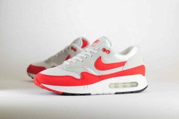 Nike Air Max 1 ’86 Big Bubble Sport Red (W) – Rood/Wit Heren/Dames/Uniseks Sneakers – Mesh/Vilt - DO9844-100 – Zijkant