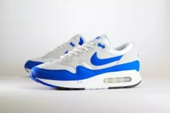 Nike Air Max 1 ’86 OG Big Bubble Royal (W) – Blauw/Wit Heren/Dames/Uniseks Sneakers – Vilt/Mesh - DO9844-101 – Zijkant