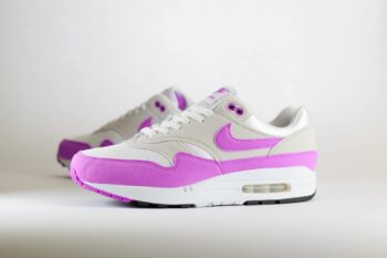 Nike Air Max 1 ’87 Fuchsia Dream (W) – Roze/Wit Heren/Dames/Uniseks Sneakers – Vilt/Mesh - DZ2628-001 – Zijkant