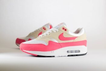 Nike Air Max 1 Aster Pink (W) – Roze/Wit Heren/Dames/Unisex Sneakers – Vilt/Mesh - DZ2628-110 – Zijkant