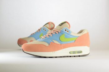 Nike Air Max 1 Light Madder Root – Roze/Blauw/Groen Heren/Dames/Uniseks Sneakers – Suède/Mesh - DV3196-800 – Zijkant