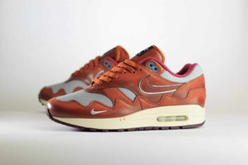 Nike Air Max 1 Patta The Next Wave Dark Russet – Bruin Heren/Dames/Uniseks Sneakers – Leer - DO9549-200 – Zijkant