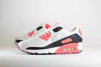 Nike Air Max 90 Aster Pink (W) – Zwart/Wit/Roze Heren/Dames/Unisex Sneakers – Leer/Mesh - DH8010-105 - Zijkant