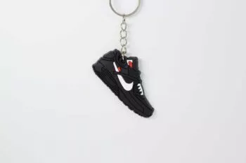 Sleutelhanger - Nike Air Max 90 Off-White Black - Rubber - Voorkant