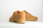 Nike Air Max 90 Premium Wheat – Beige/Bruin Heren/Dames/Unisex Sneakers - Nubuck/Suède - FZ5102-299 - Achterkant